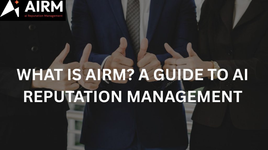 Photo of a few people giving thumbs up, symbolizing AIRM and reputation management