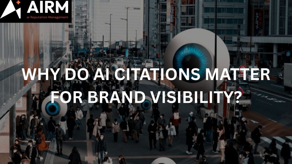 Photo of eyes on a street symbolizing brand visibility and AI citations