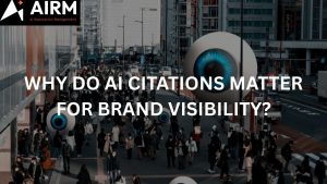 Photo of eyes on a street symbolizing brand visibility and AI citations